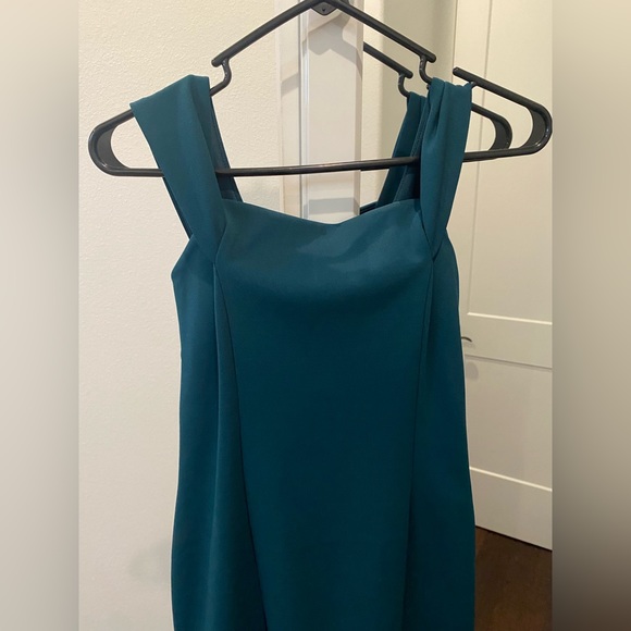 Emerald green formal mini dress - Picture 4 of 4